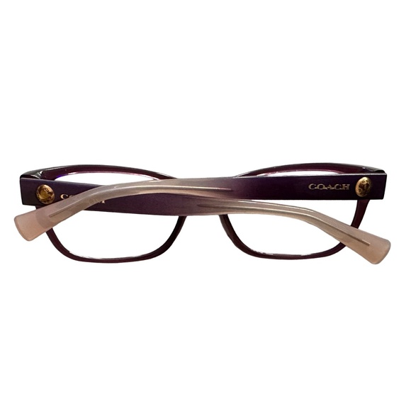 COACH HC6082 5351 Frames 53-17-135 Crystal Plum Blush Graduate - Picture 2 of 7